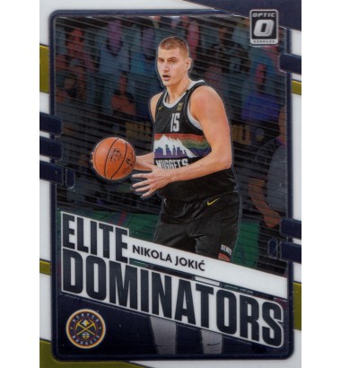 Panini Donruss Optic 2020-2021 Elite Dominators Nikola Jokic (Denver Nuggets)